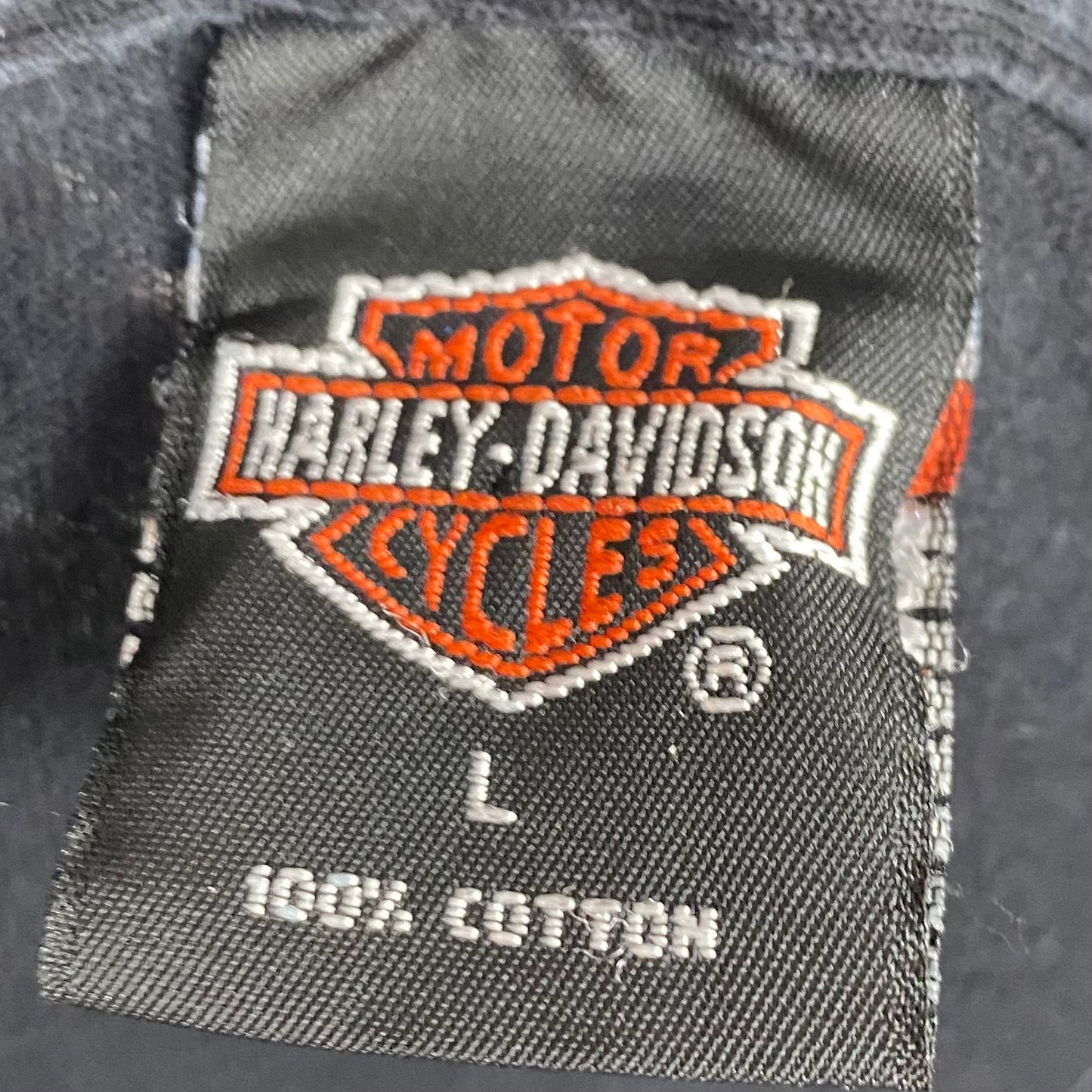 1990s Harley Davidson Motorcycles T-Shirt, Size Large, C & S H-D Nashville, TN, Holoubek 1995
