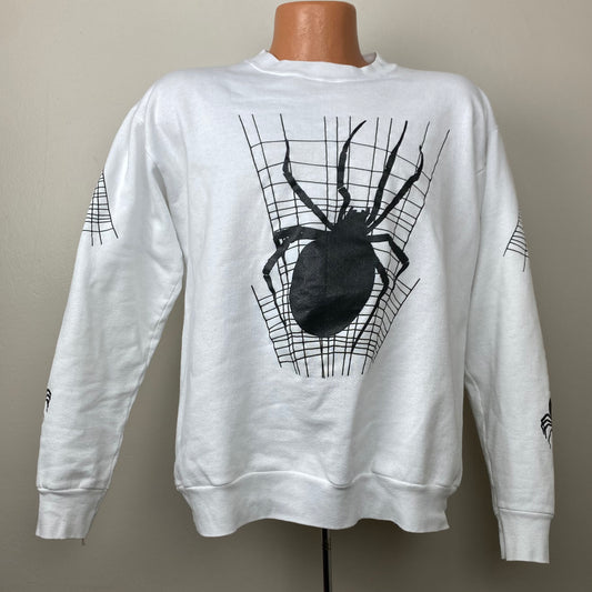1990s Spider Sweatshirt, Size L/XL, All Over Print
