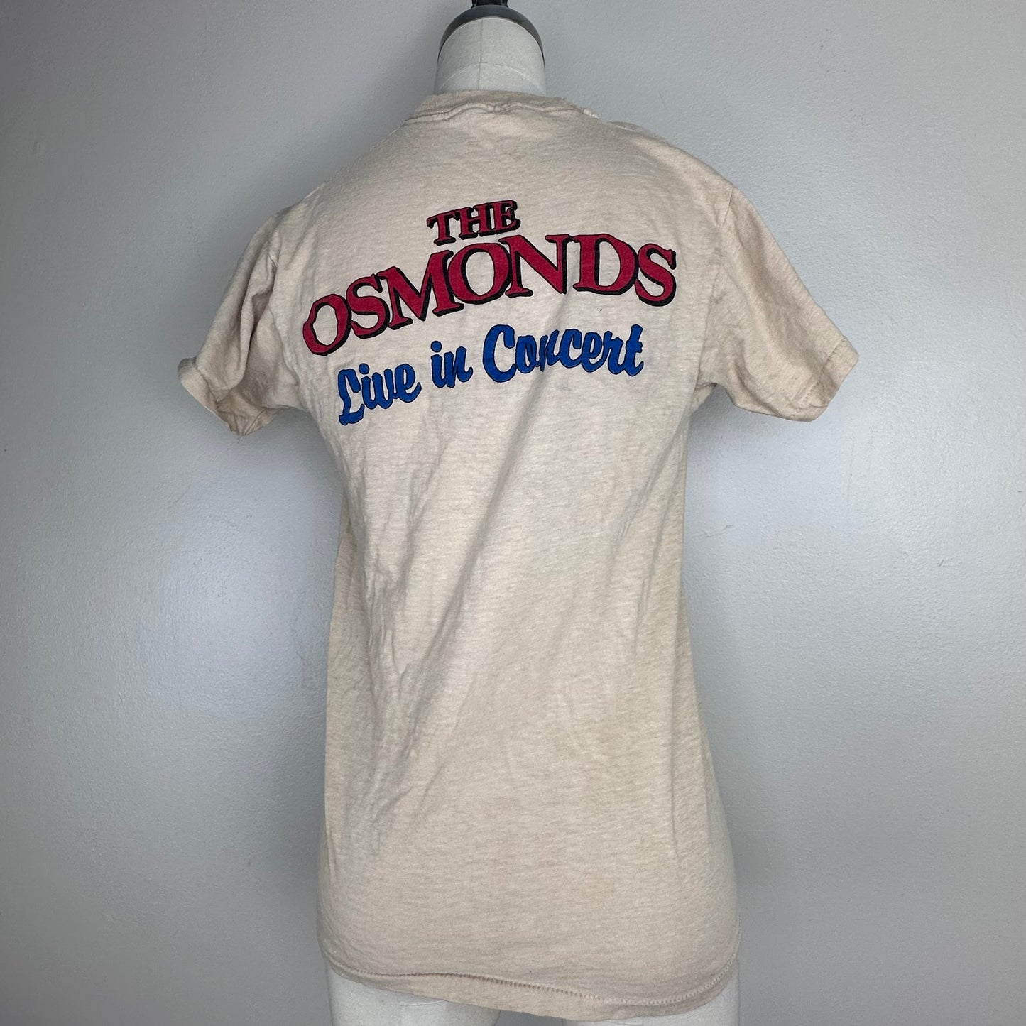 1980s Donnie and Marie The Osmonds Live in Concert T-Shirt, Size XS