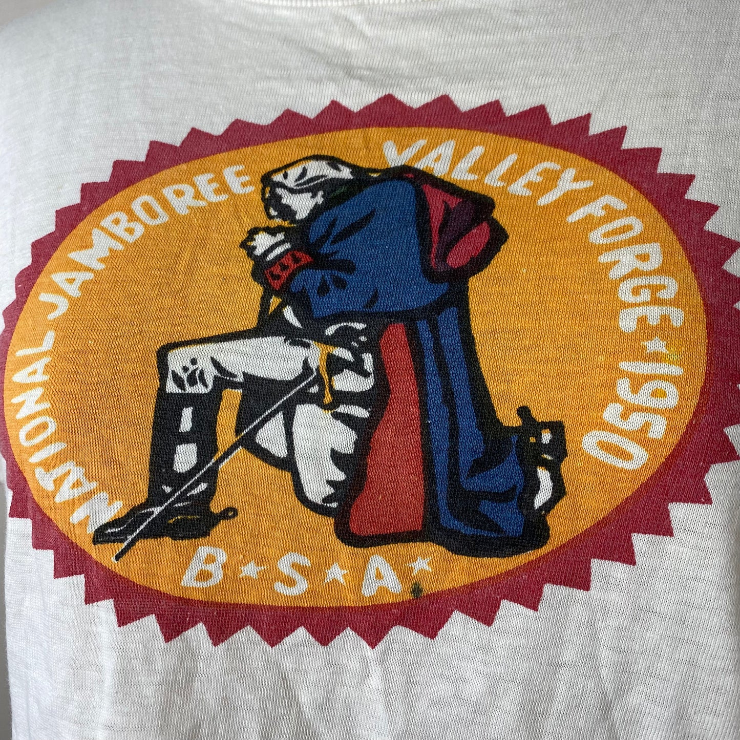 1950 BSA National Jamboree T-Shirt, Boy Scouts, Size Small