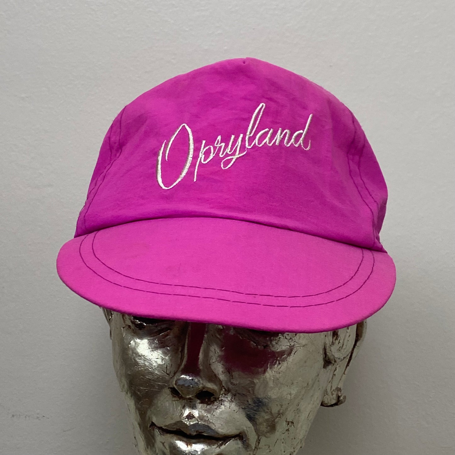1990s Hot Pink Opryland Nylon Snapback Hat, One Size Fits Many
