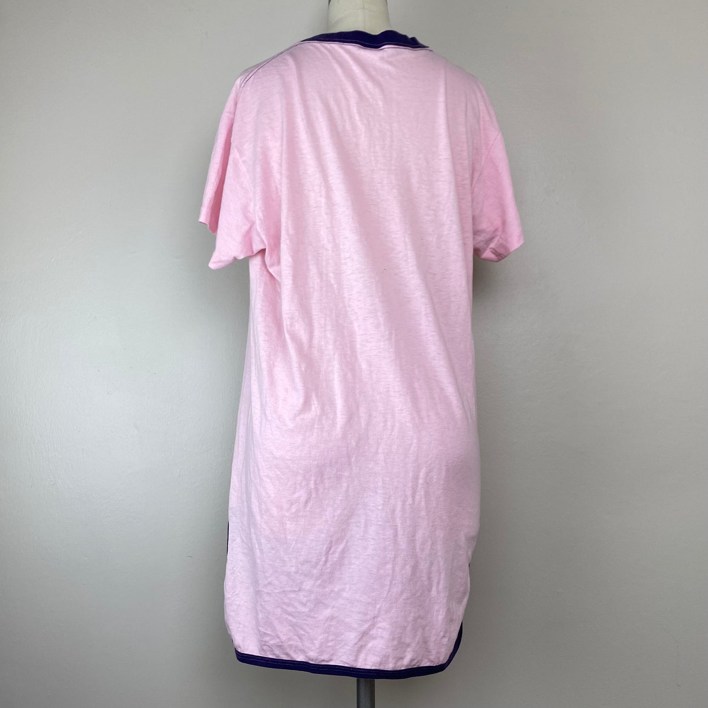 1980s T-Shirt Nightgown, “Inside This Shirt is One Terrific Lover”, Ched by Anvil Size Medium