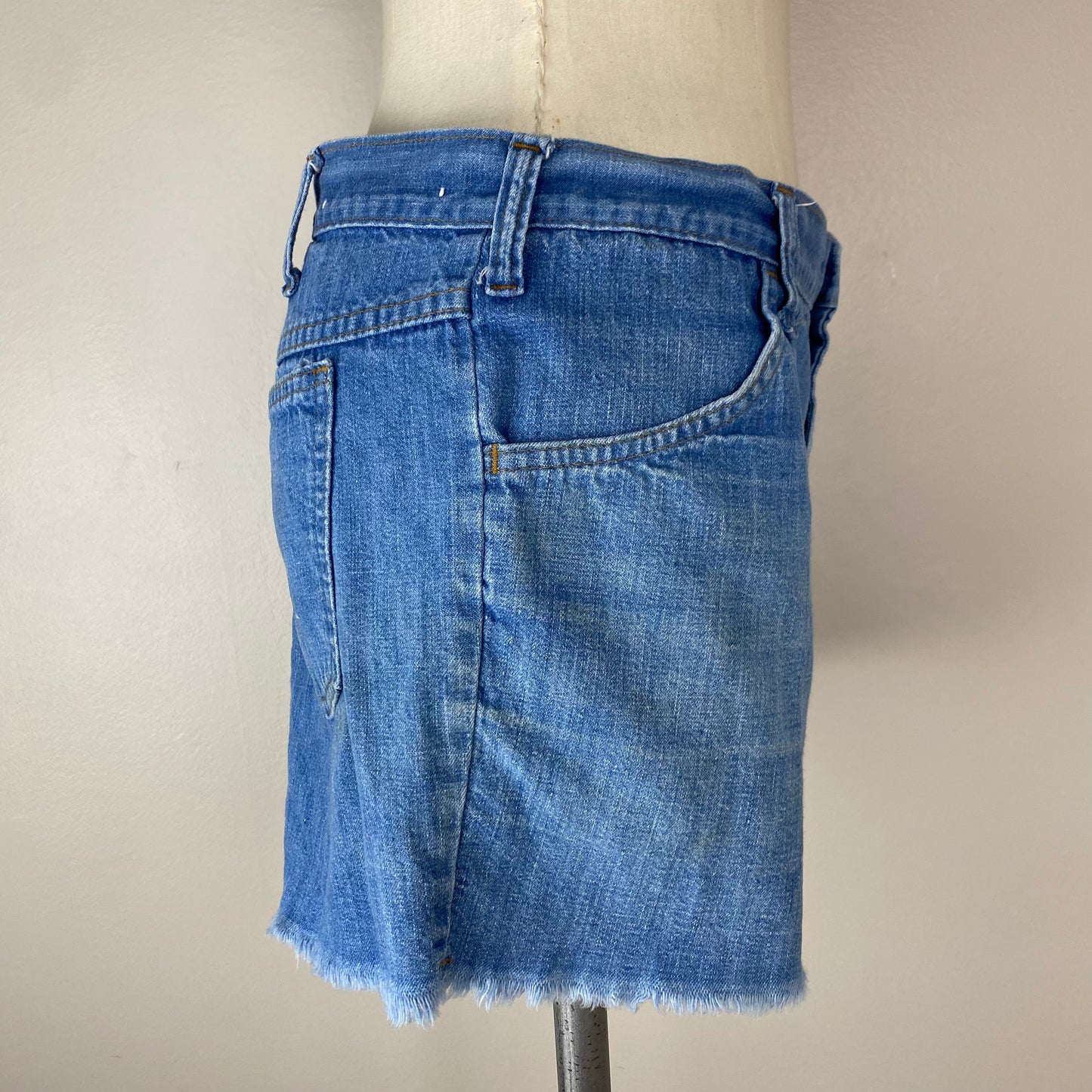 1970s Elk Blue Jean Cut Offs, Denim, Size Large, 34" Waist