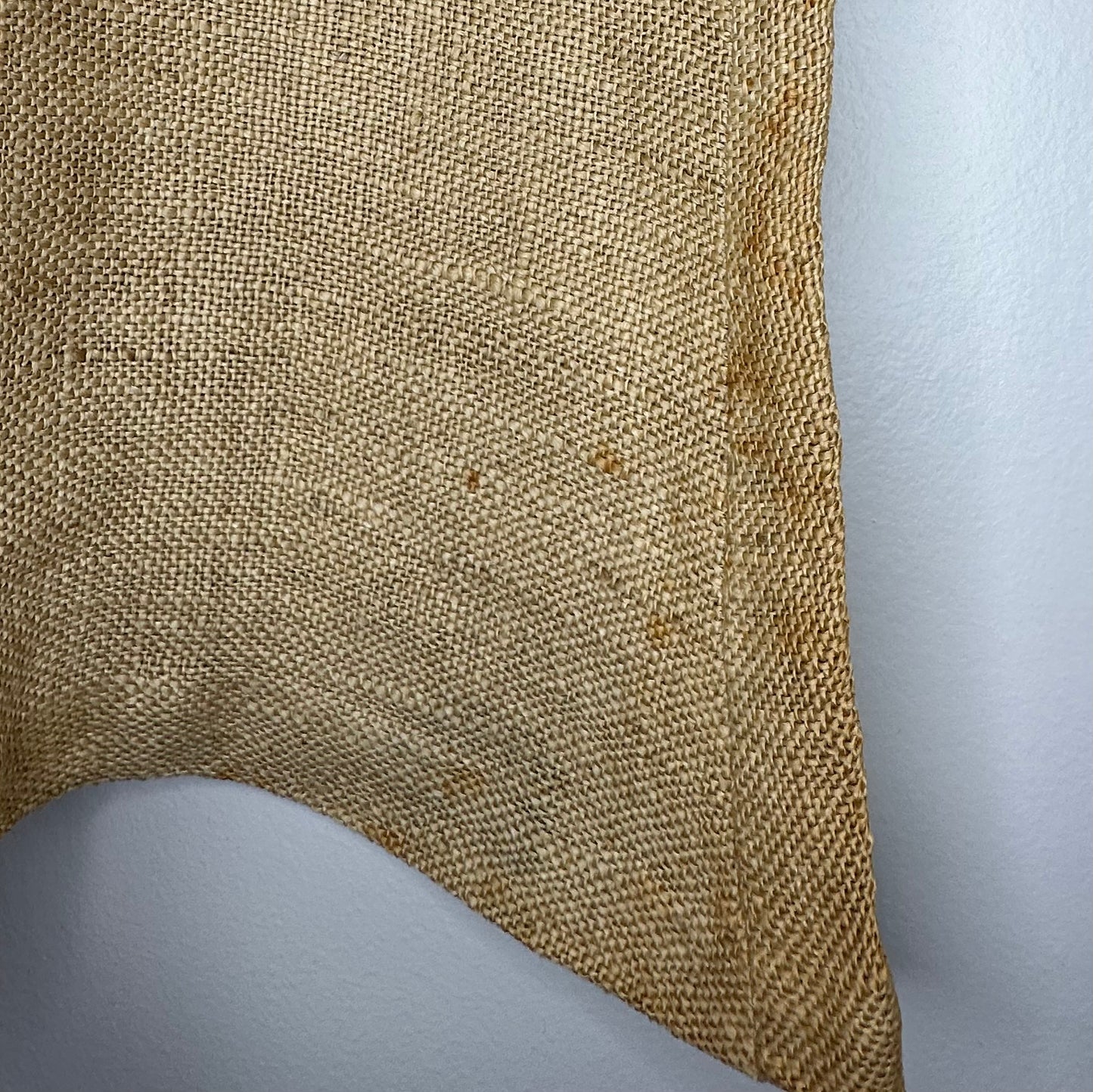 1930s/40s Burlap Dress, Size XS, Upcycled Standard Railroad Bean Bag