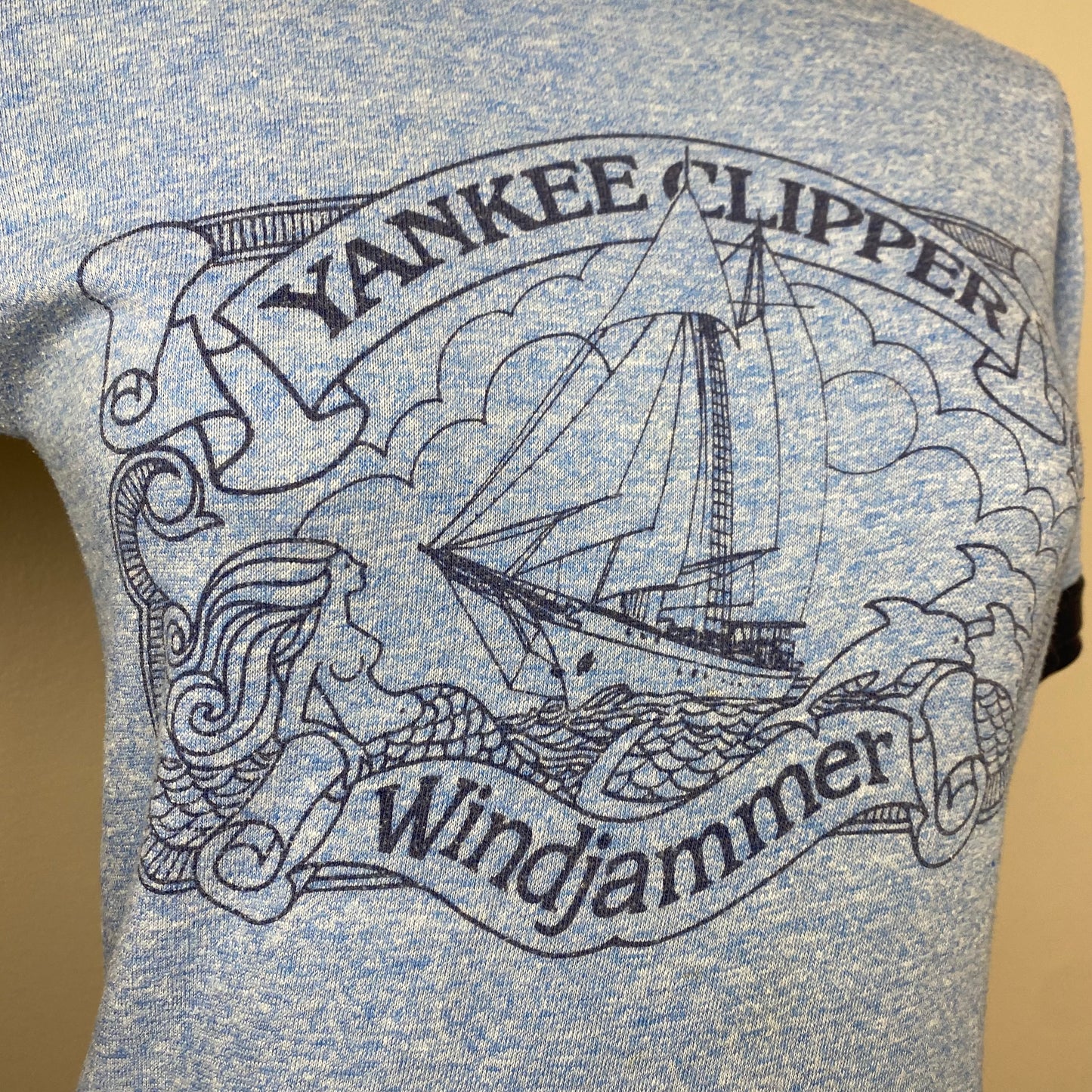 1970s Yankee Clipper Windjammer Ringer T-Shirt, Size XS