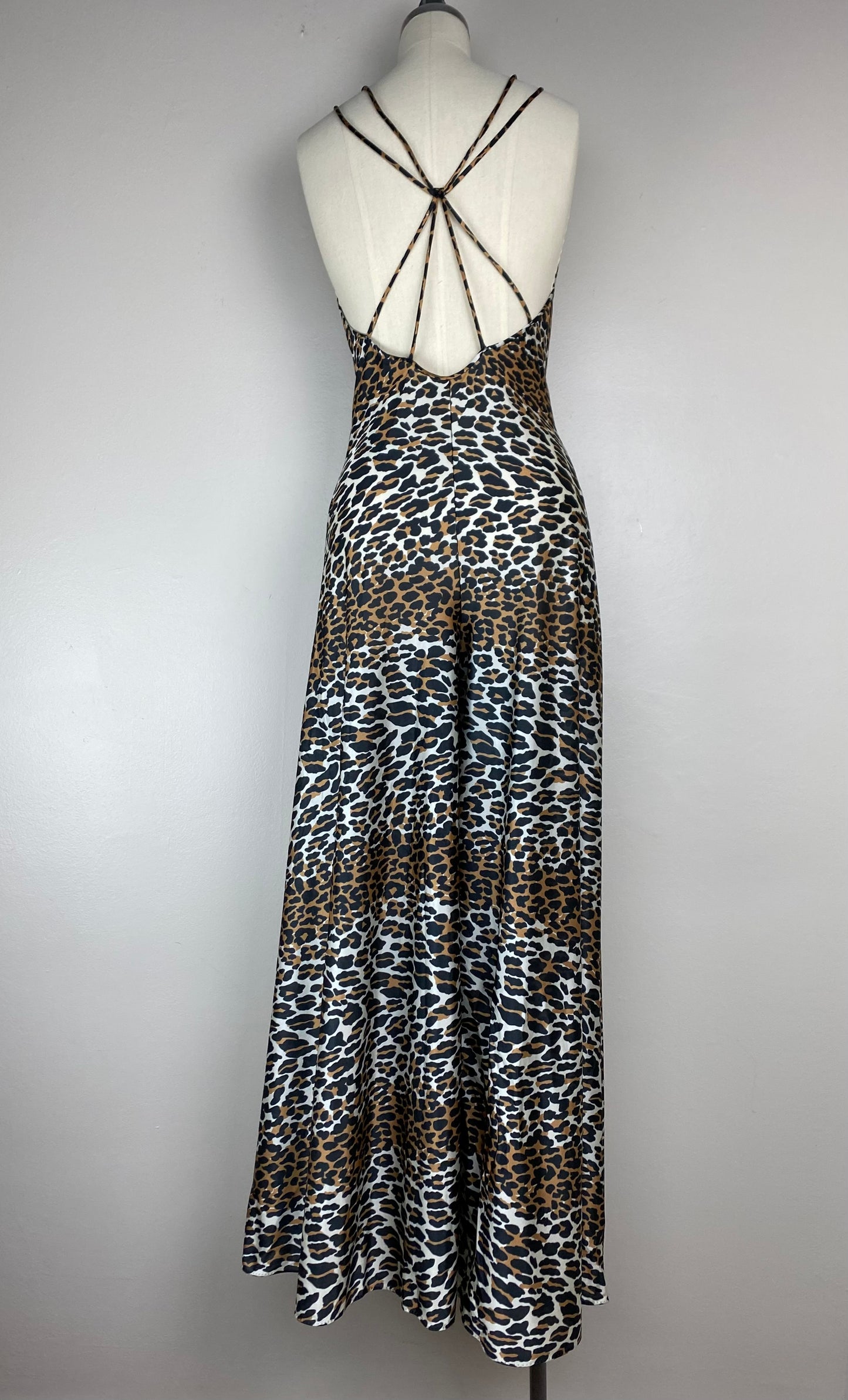 1970s Leopard Print Loungewear Jumpsuit, Vanity Fair Size XXS/XS