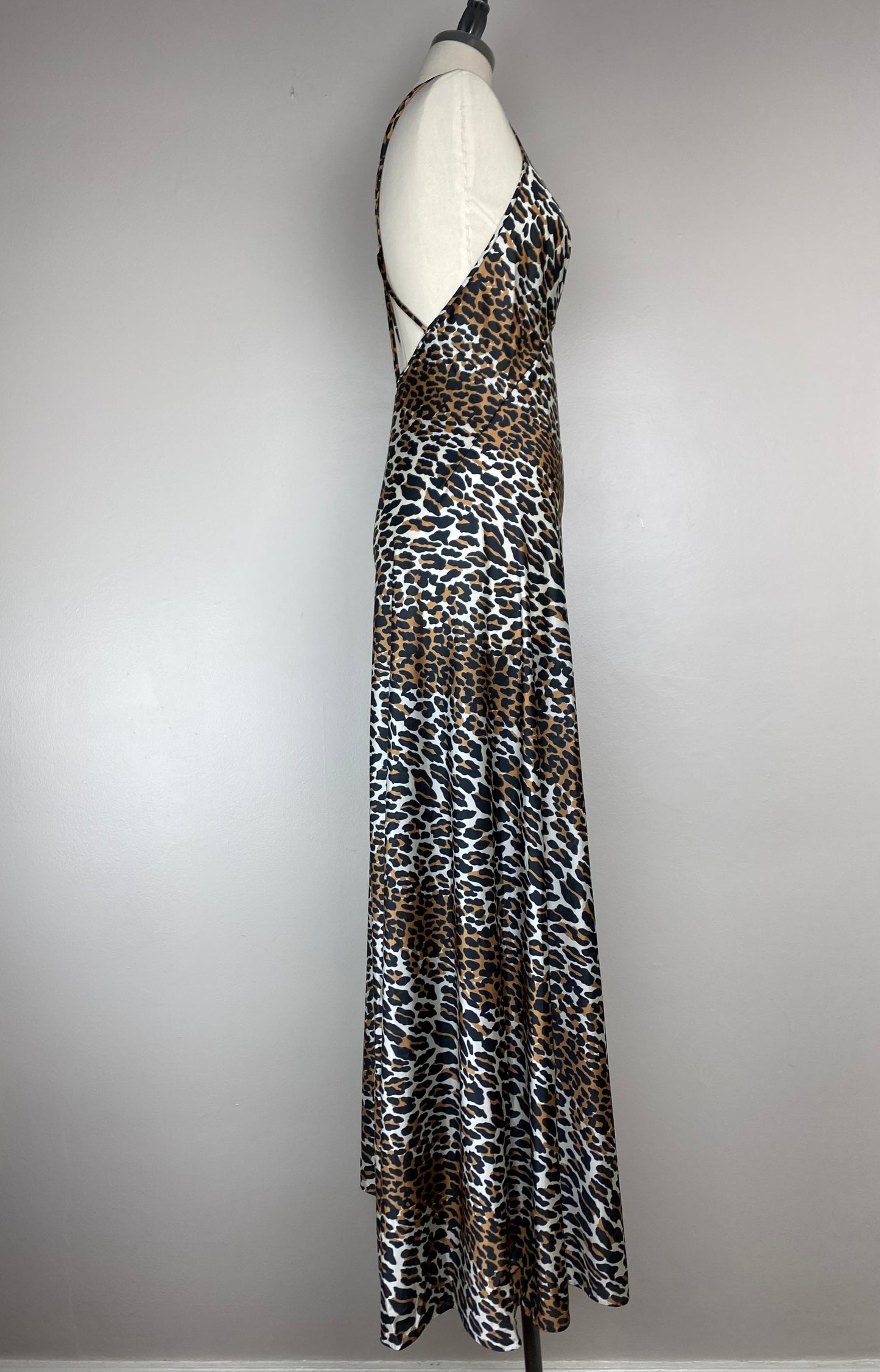 1970s Leopard Print Loungewear Jumpsuit, Vanity Fair Size XXS/XS