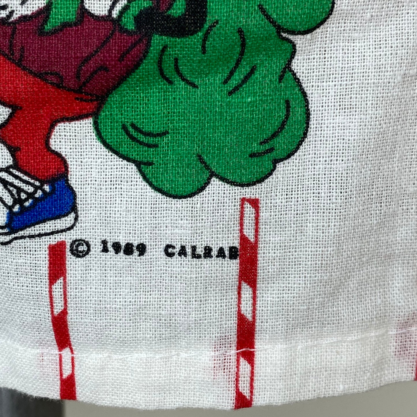 1980s California Raisins Christmas Boxer Shorts, Size Small, Jingle Bells