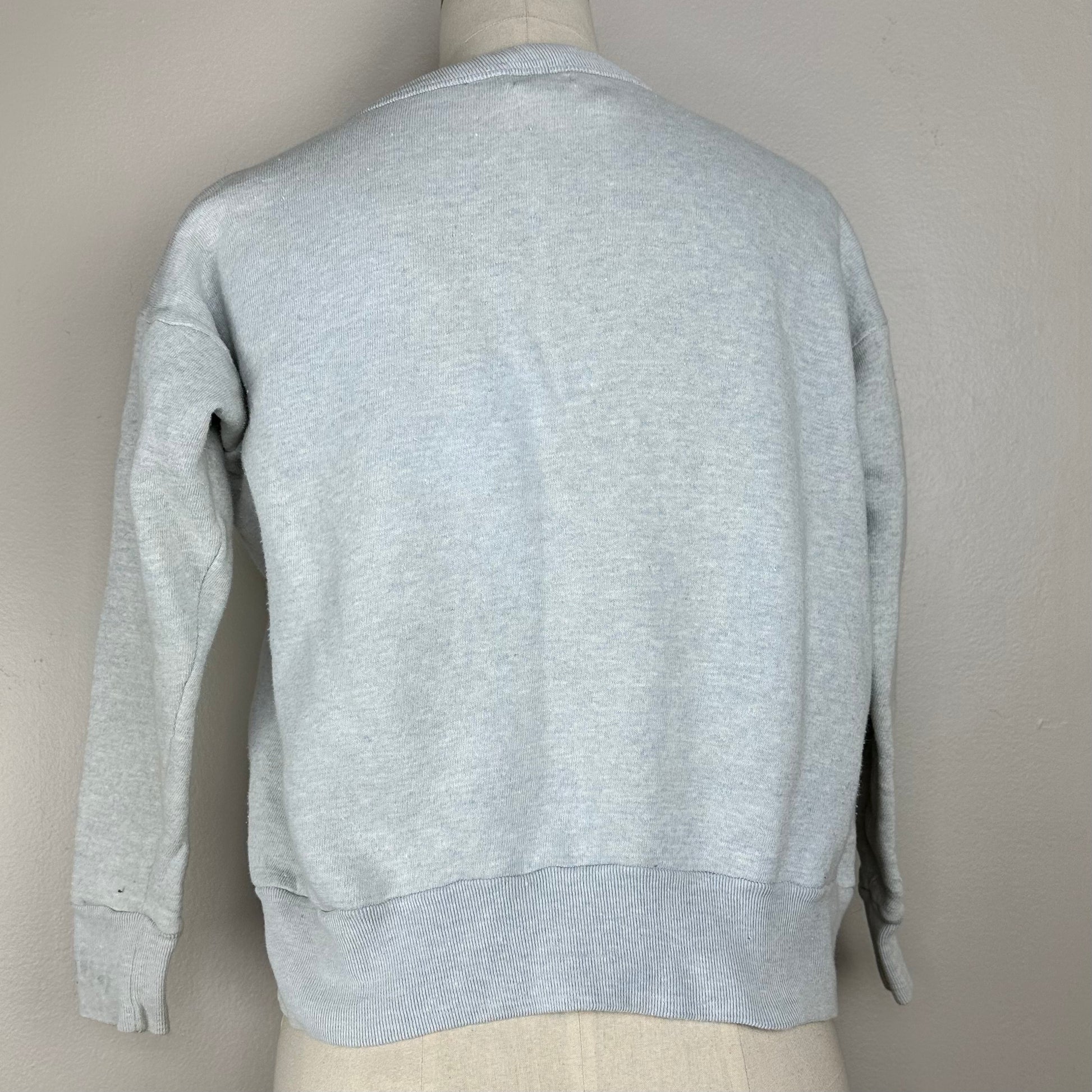 1950s/60s Heathered Grey Blank Sweatshirt, Vee Kay, Size Small ...