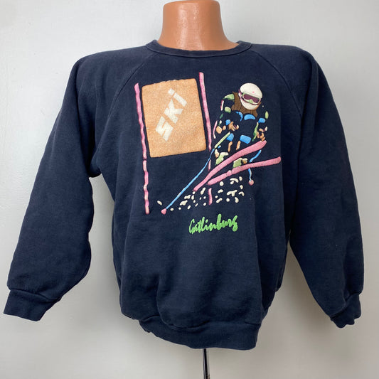1980s/90s Ski Gatlinburg Sweatshirt, Size L/XL