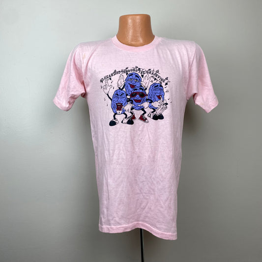 1980s California Raisins T-Shirt, Size Medium, Distressed