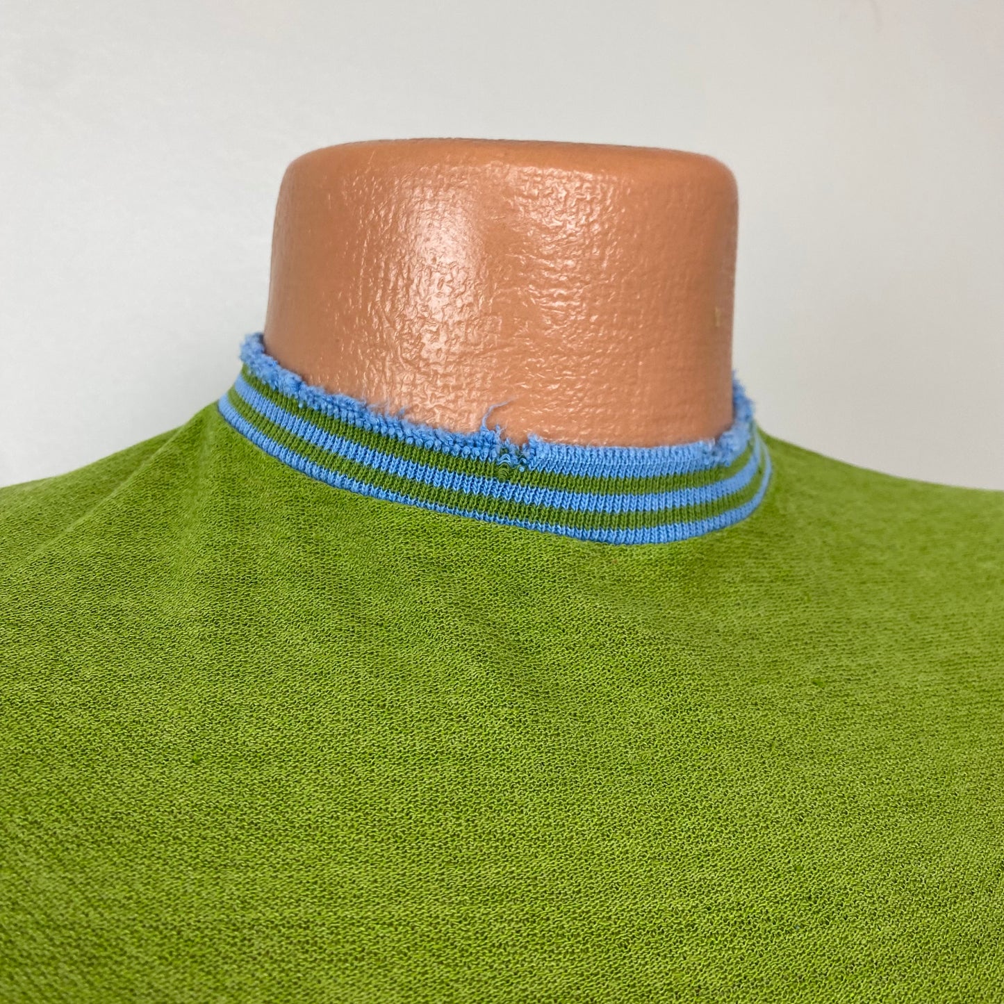 1960s Distressed Green Pocket T-Shirt, Size Medium