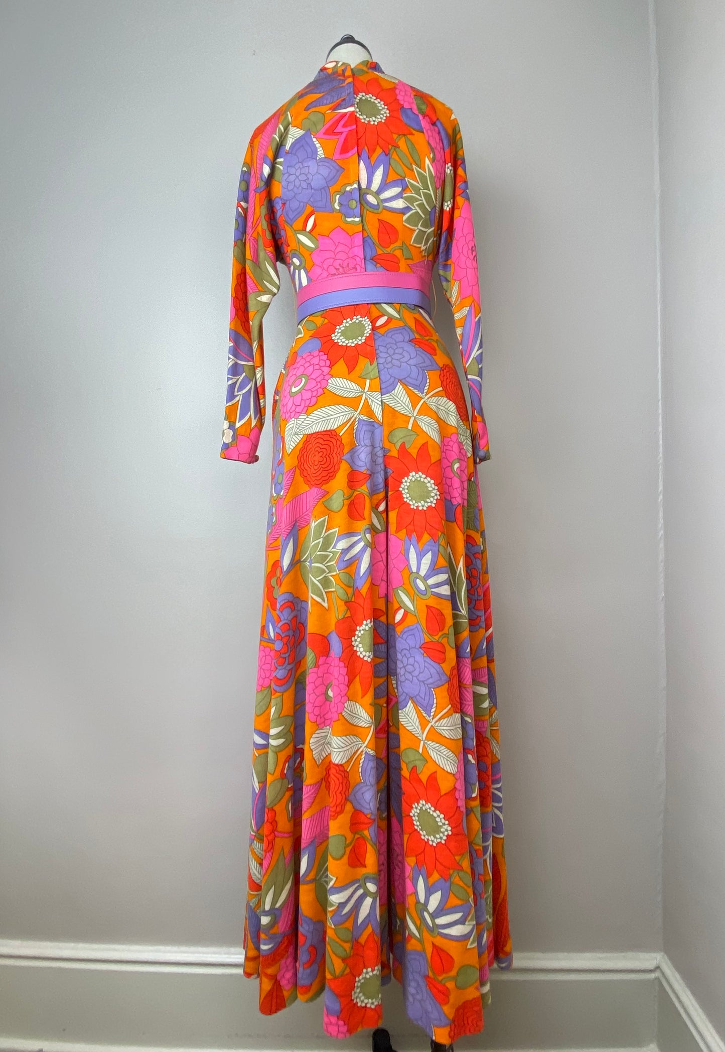 1970s Floral Wide Leg Jumpsuit, B. Cohen Original by Jaconelli, Size XS/S