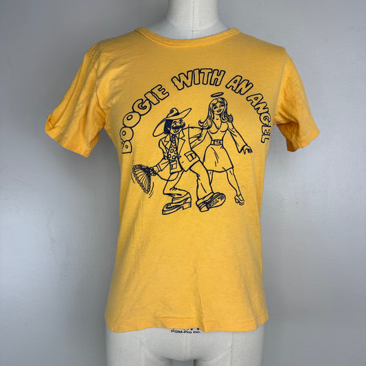 1970s Boogie with an Angel T-Shirt, Size XS