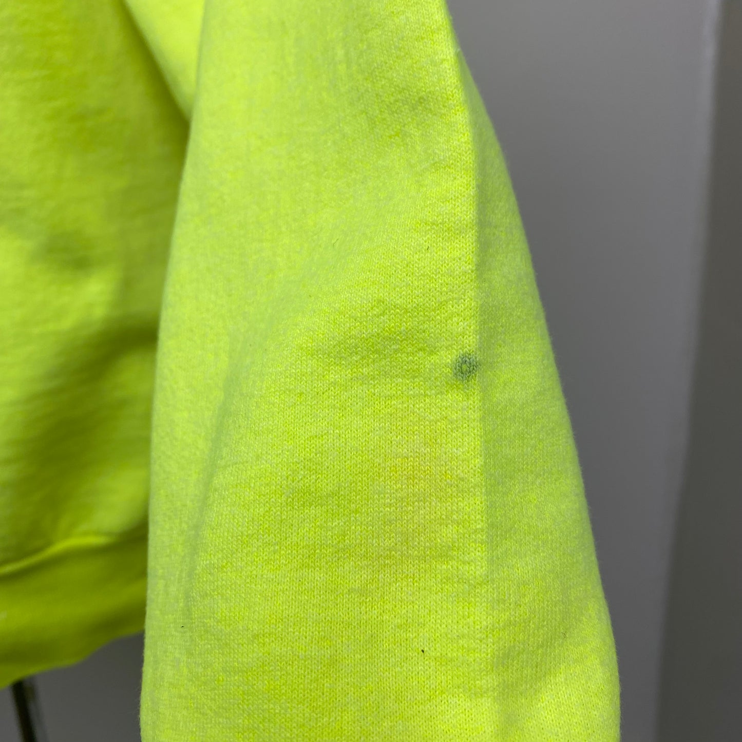 1980s/90s Neon Yellow Sweatshirt, Teddy Bears, Local Heroes Size Medium