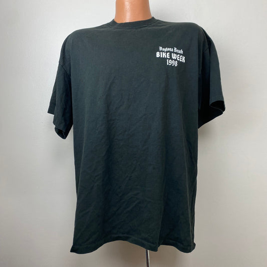 1998 Daytona Beach Bike Week T-Shirt, Size XL, 1990s Motorcycle Rally, Grateful Dead