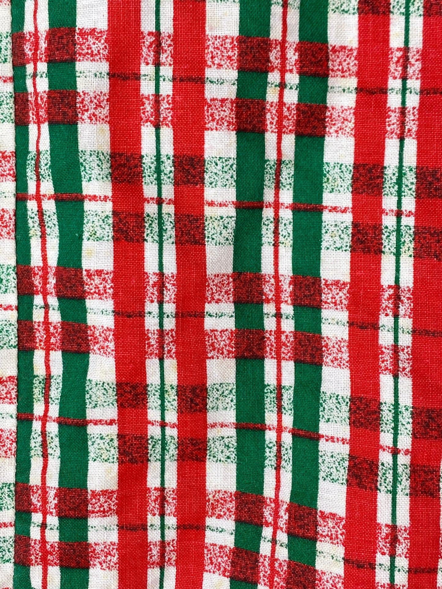 1940s/50s Christmas Plaid Midi Skirt, Size Small