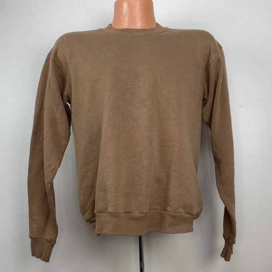 1980s/90s Brown Sweatshirt, Blank, Size Medium