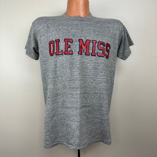 1970s Ole Miss T-Shirt, Size Large, University of Mississippi Rebels