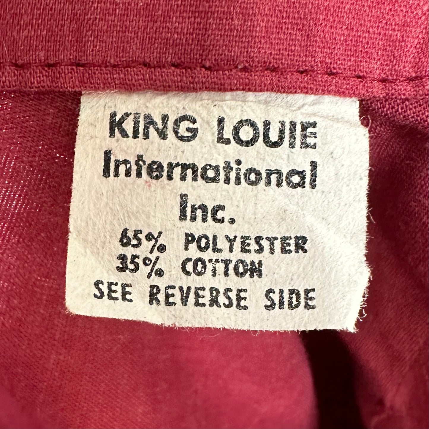 1970s Bowling Shirt, King Louie Size Large, Bill Speros Chrysler City Memphis