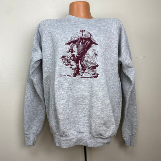 1990s Sherlock Holmes Sweatshirt, Size XL