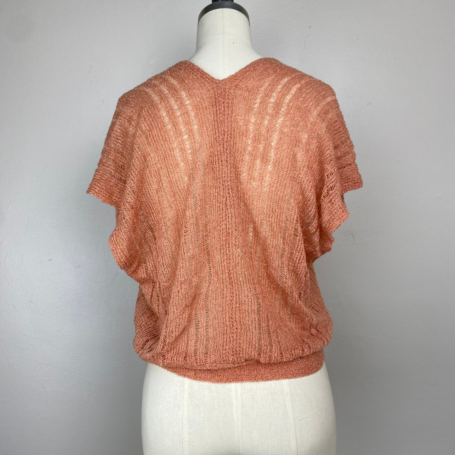 1960s/70s Dusty Rose Sweater Shrug, Size Medium