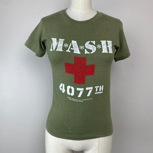 1980s MASH T-Shirt, Tee Jays, Youth Large/Adult XS