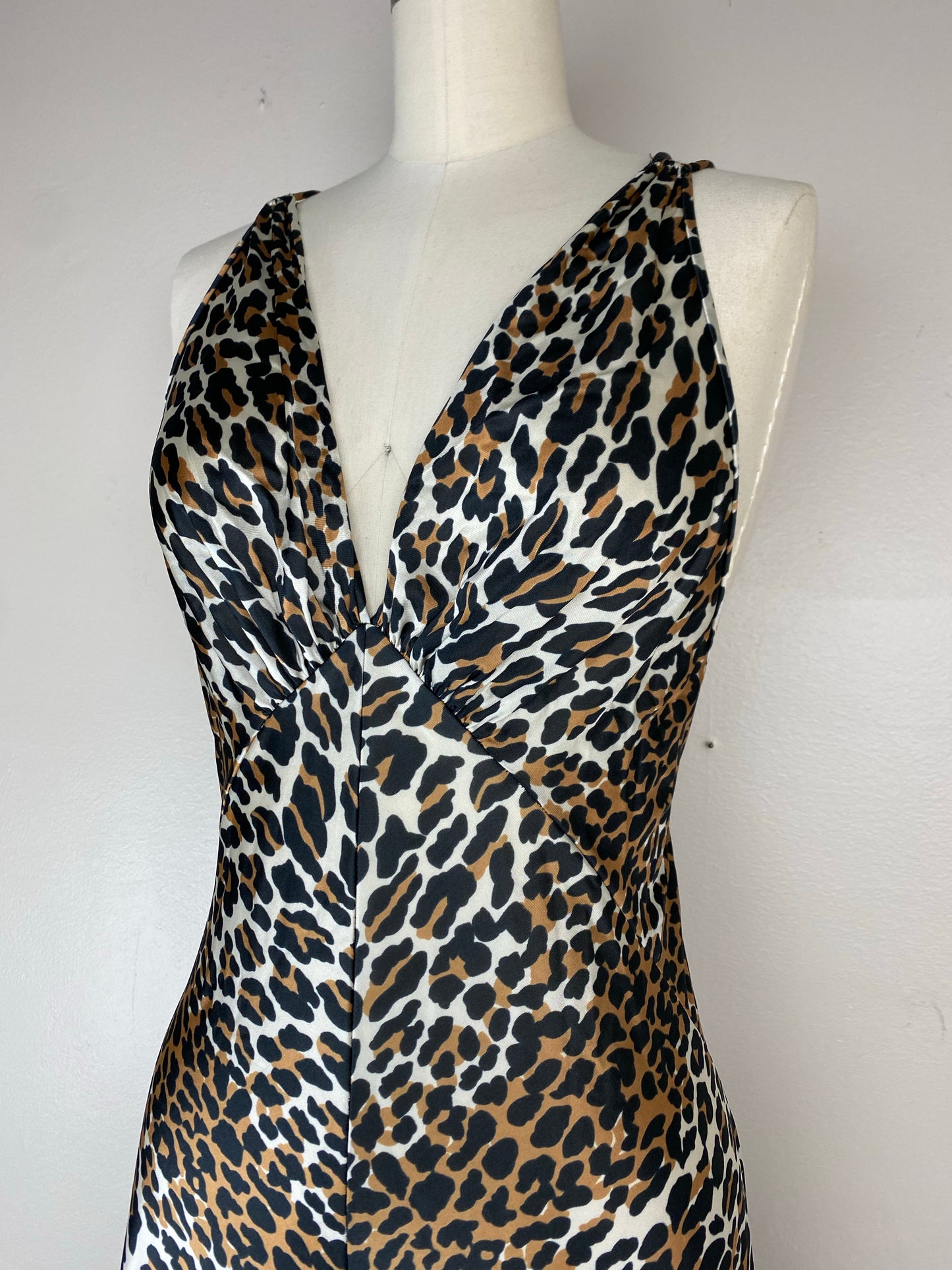 1970s Leopard Print Loungewear Jumpsuit, Vanity Fair Size XXS/XS