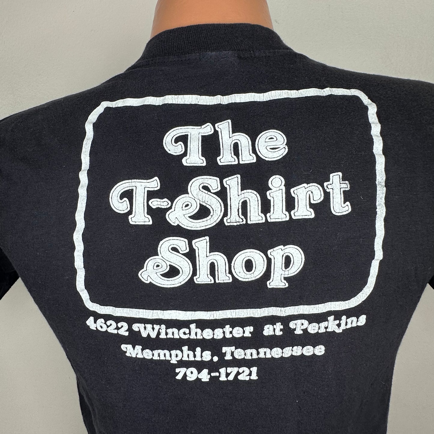 1970s 56 WHBQ Superwalk 77 Tee The T-Shirt Shop Memphis, Size Small