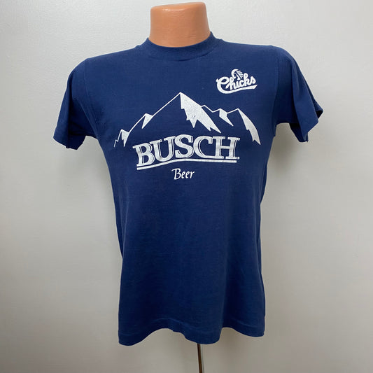 1980s Busch Beer X Memphis Chicks Promo T-Shirt, Screen Stars Size Small