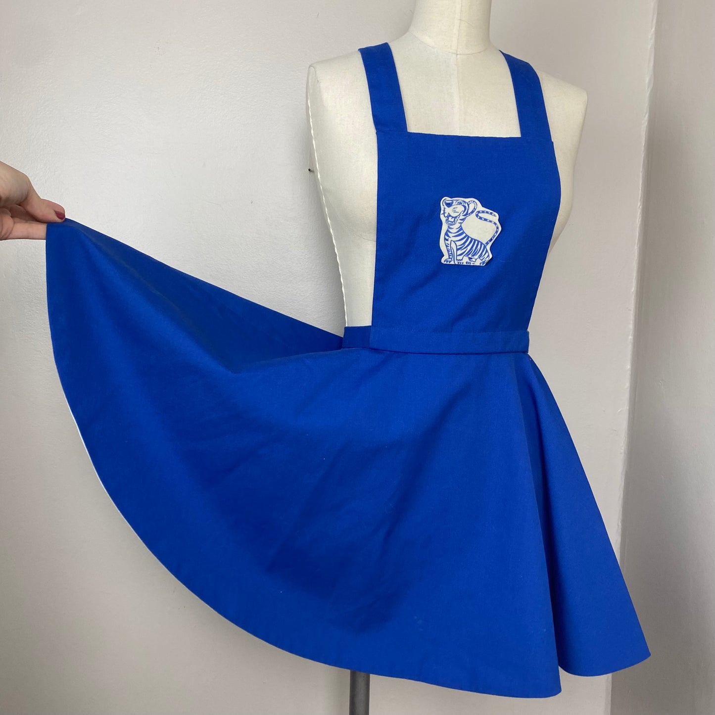 1960s Memphis State University Cheerleader Jumper and Bloomer Shorts, Size XS/S