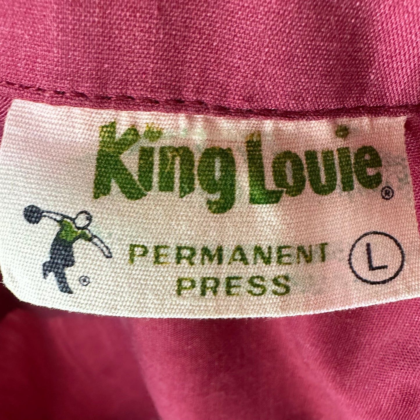 1970s Bowling Shirt, King Louie Size Large, Bill Speros Chrysler City Memphis